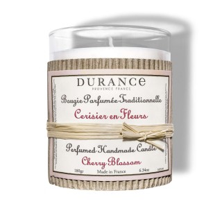 bougie parfumée cerisier en fleurs