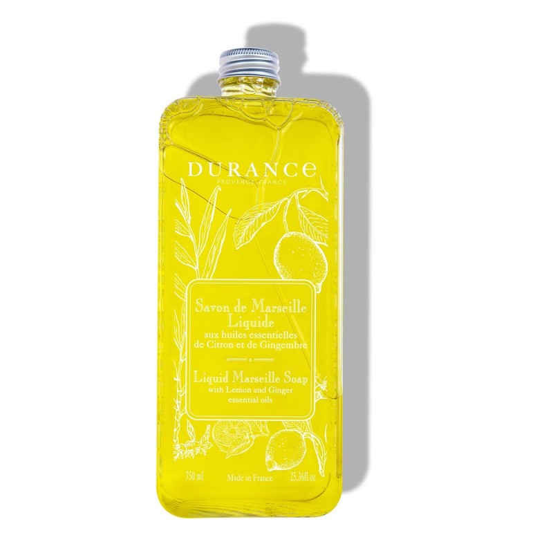 recharge savon liquide de marseille citron gingembre