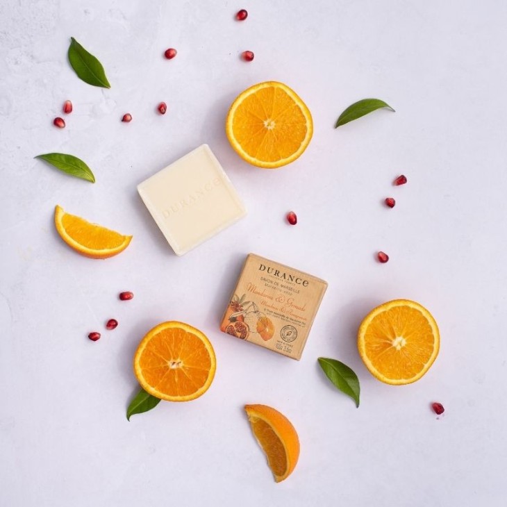 Marseille soap Mandarin & Pomegranate