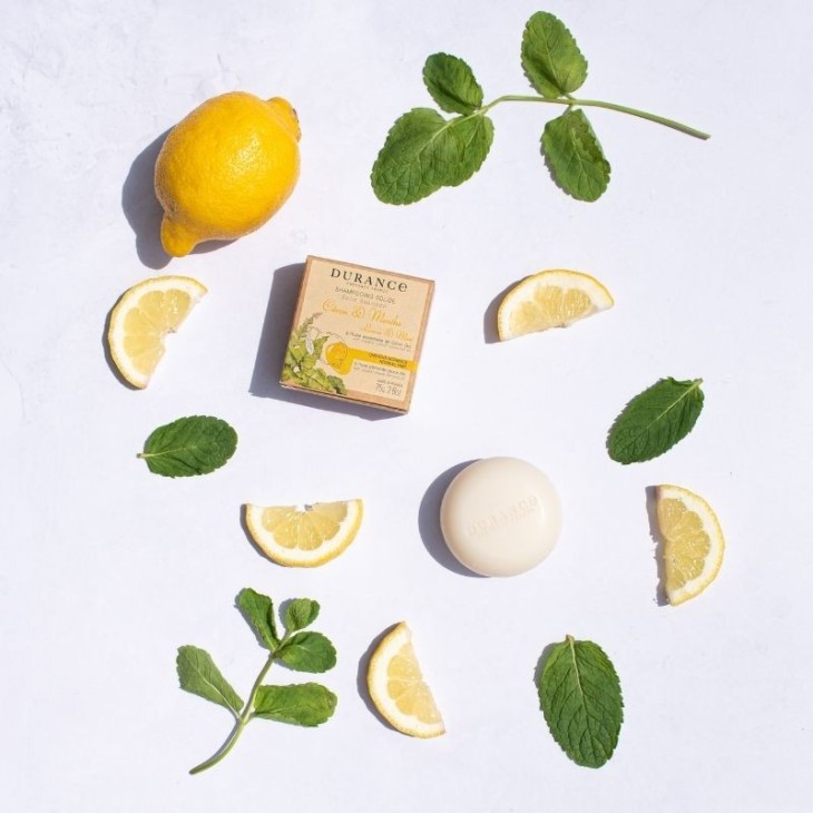 shampoing solide citron menthe