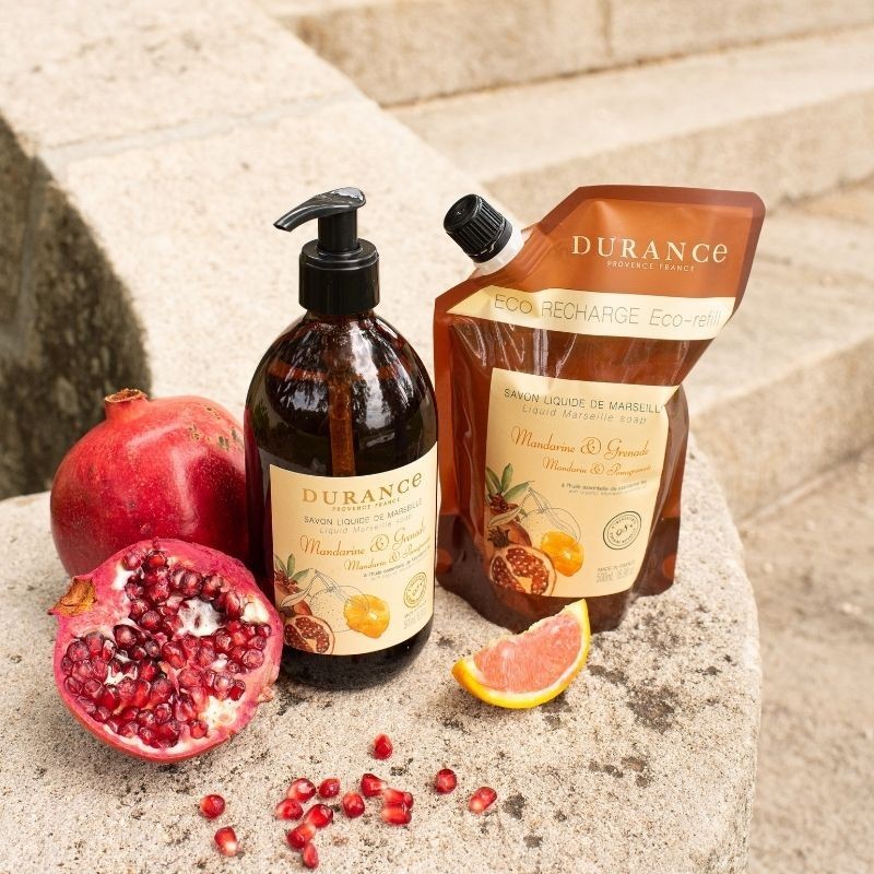 Eco-refill liquid Marseille soap Mandarin & Pomegranate
