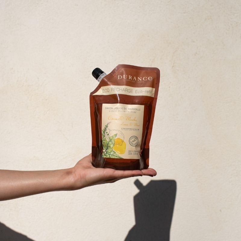 Eco-refill liquid Marseille soap Lemon & Mint