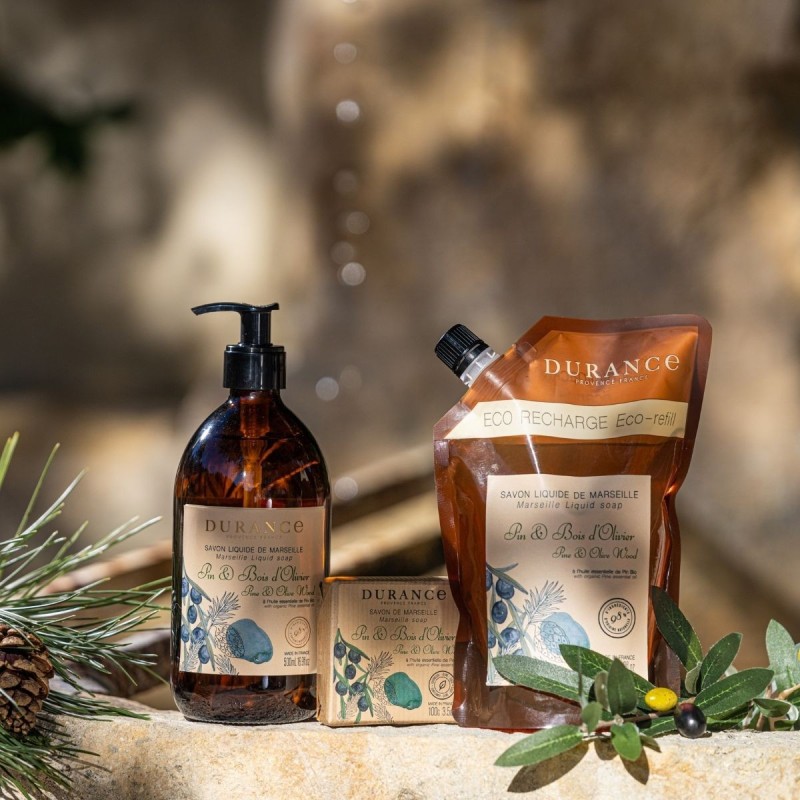 Marseille Liquid soap Pine & Olive wood