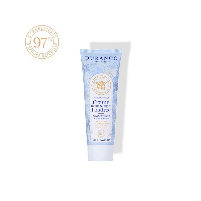 Powdery Hand & Nail Cream with borage oil