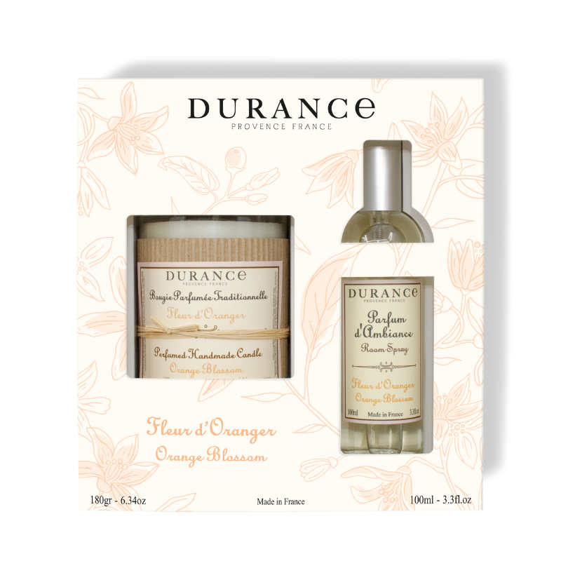 Perfumed candle & Room spray Box Orange Blossom