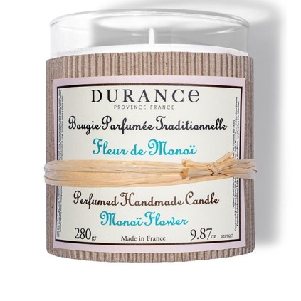 bougie grand format fleur de monoï