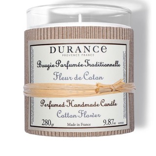 Grande bougie fleur de coton
