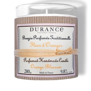 grande bougie fleur d'oranger