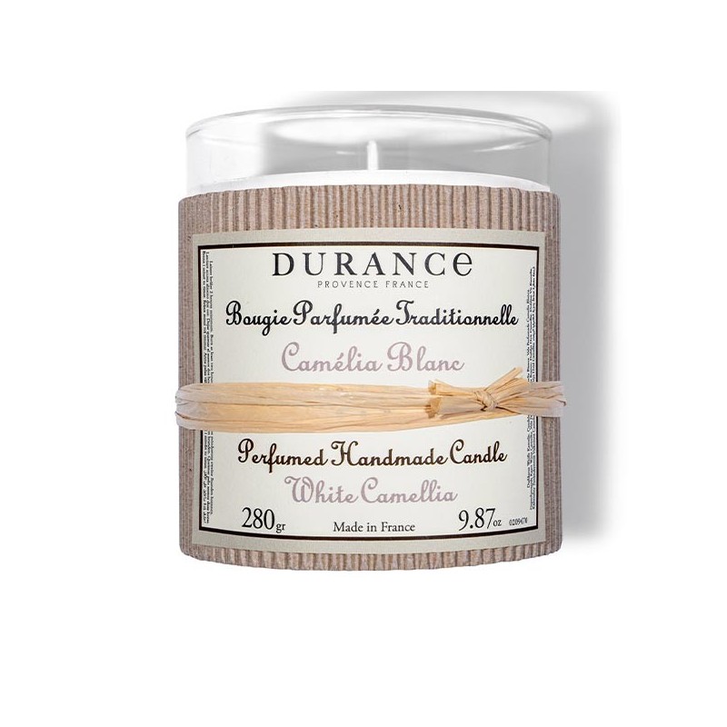 Large Scented Candle White Camellia