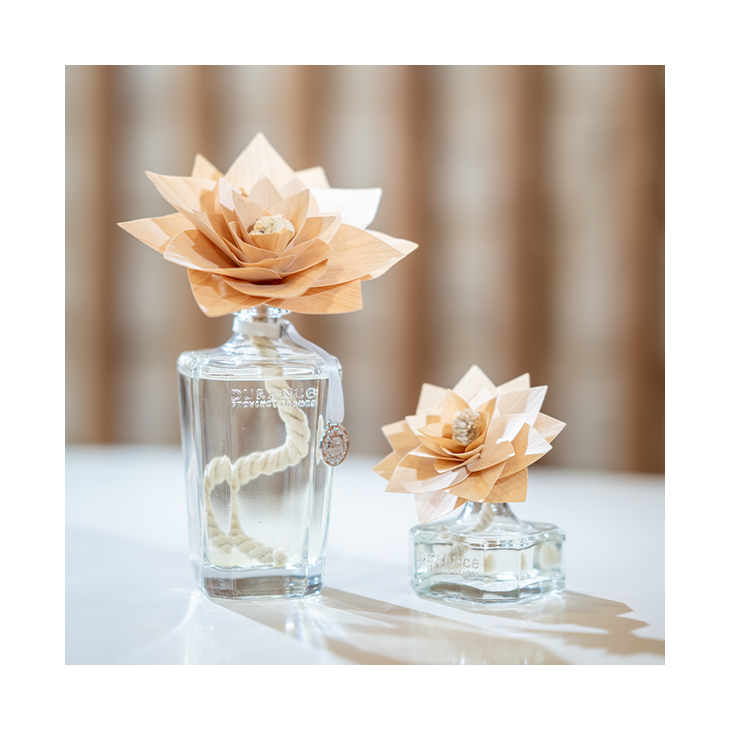 Fleur parfumée grand format ambre précieux