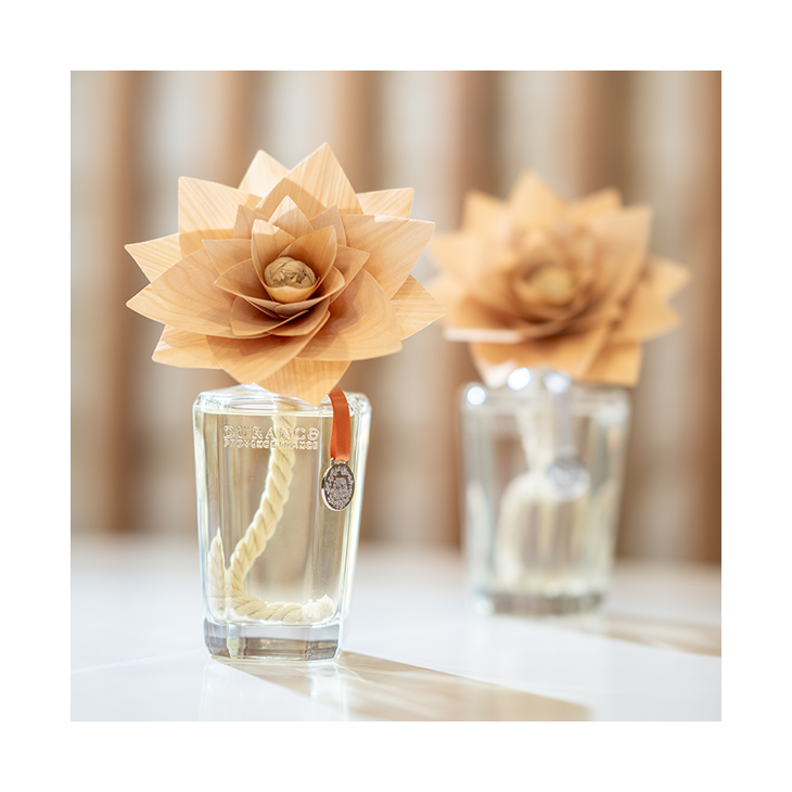 Fleur parfumée grand format ambre précieux