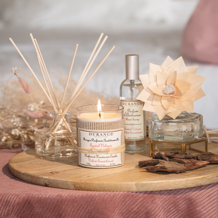 bougie santal velours